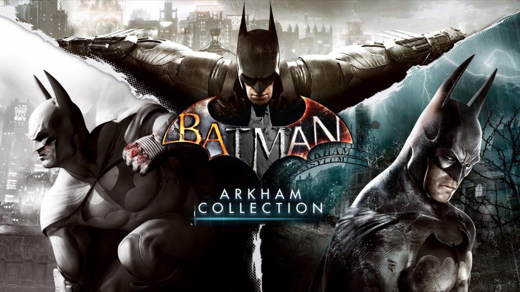 L'image montre 3 Batman. Ils ont chacun un costume tout noir ayant un masque qui recouvre juste leurs nez et les yeux. Le masque a aussi des longues oreilles qui pointe vers le haut .