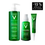 Montre 3 produit vert pour l'acné
